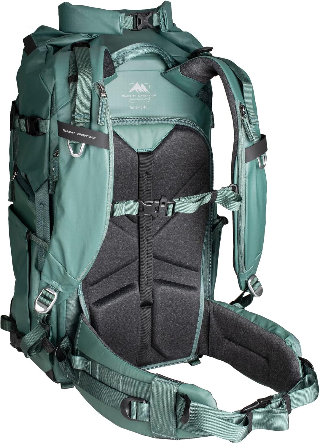 Summit Creative TENZING Roll-Top-Kamerarucksack 40 grün, 40 grün