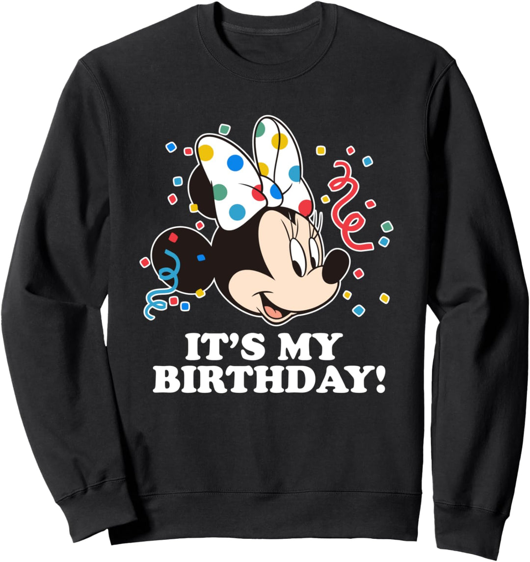 Disney Minnie Mouse It's My Birthday Sweatshirt