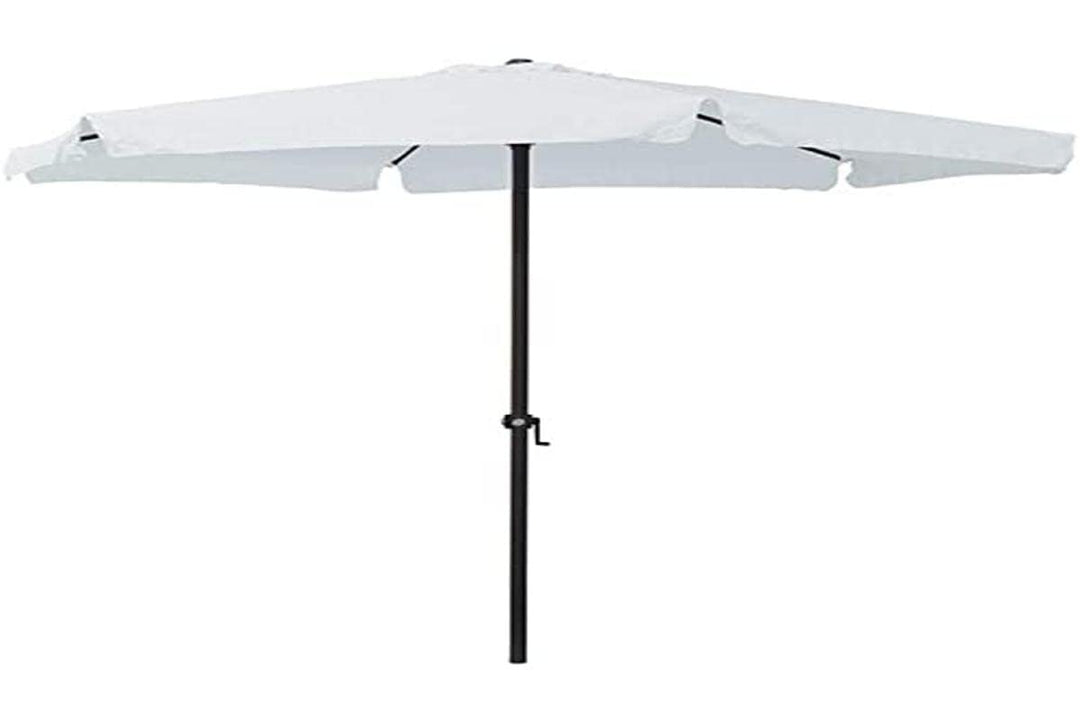 Garden Friend o850003, Sonnenschirm, Durchmesser von 3 X 2,4 M, weiss