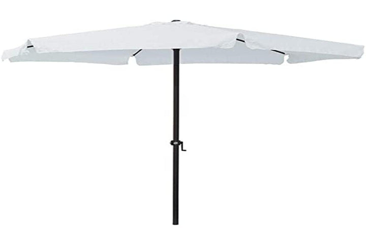 Garden Friend o850003, Sonnenschirm, Durchmesser von 3 X 2,4 M, weiss