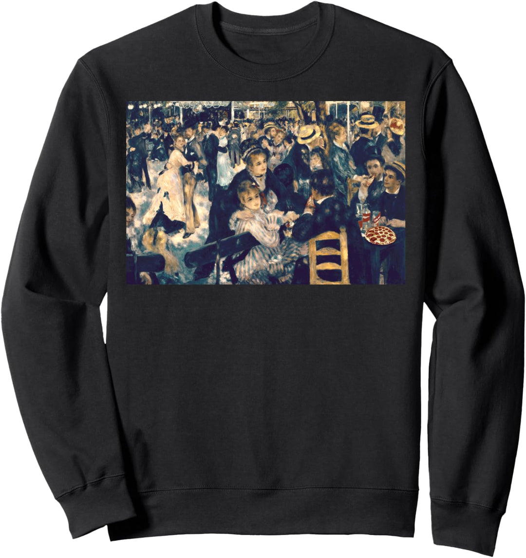 Trendy Artsy Pizza Party Sweatshirt