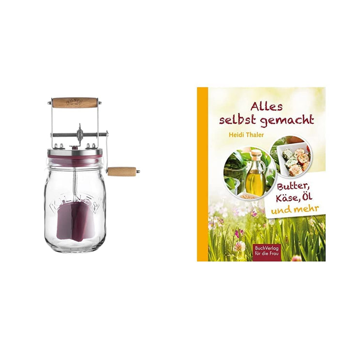 Kilner 0025.352 Butter Fass/Hersteller, glas, transparent & Alles selbst gemacht: Butter, Käse, Öl &