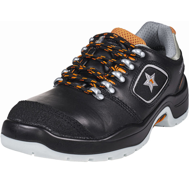 ruNNex Sicherheitsschuhe S3 Arbeitsschuhe mit Alu-Kappe, baugeeignet, 43, schwarz, 5307 43 EU Schwar