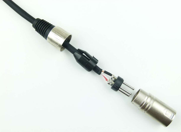 Adam Hall Cables 2 Stück K3MMF1000 Mikrofonkabel XLR female auf XLR male DMX Audio Kabel 3 pol polig
