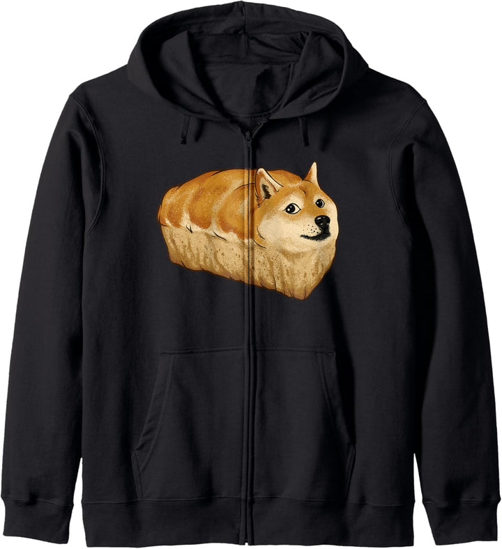 Shiba Inu Doge Bread Meme Dog Token Kapuzenjacke