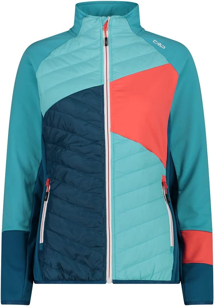 CMP Damen Hybrid Jacke Isolationsjacke 40 acqua, 40 acqua
