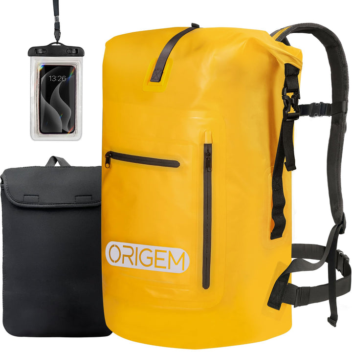 Origem Wasserdichter Rucksack, 35L/55L/85L Rolltop Rucksack Wasserdicht, Dry Bag mit Computereinsatz