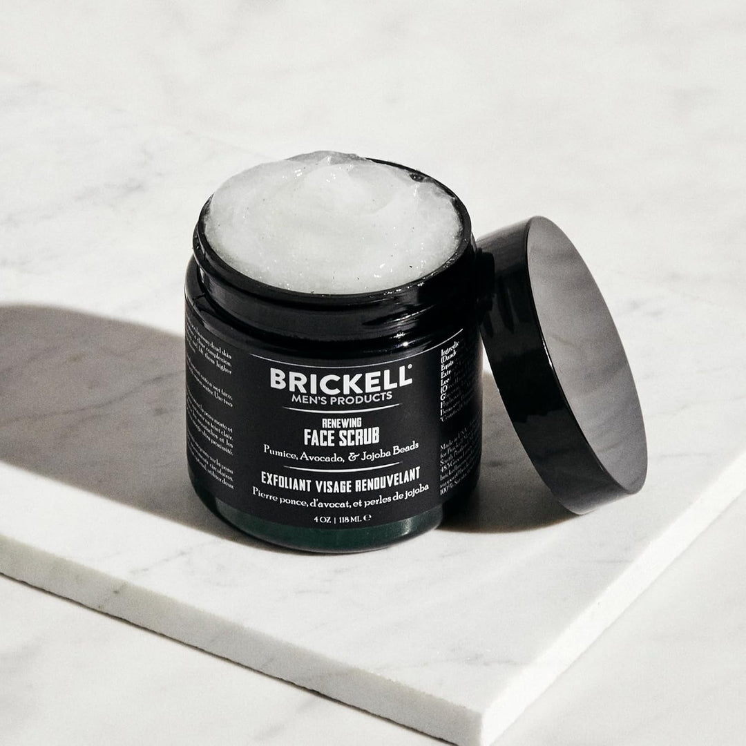 Brickell Men's Daily Advanced Face Care Routine I - Set aus Gesichtsreinigung, Feuchtigkeitscreme &