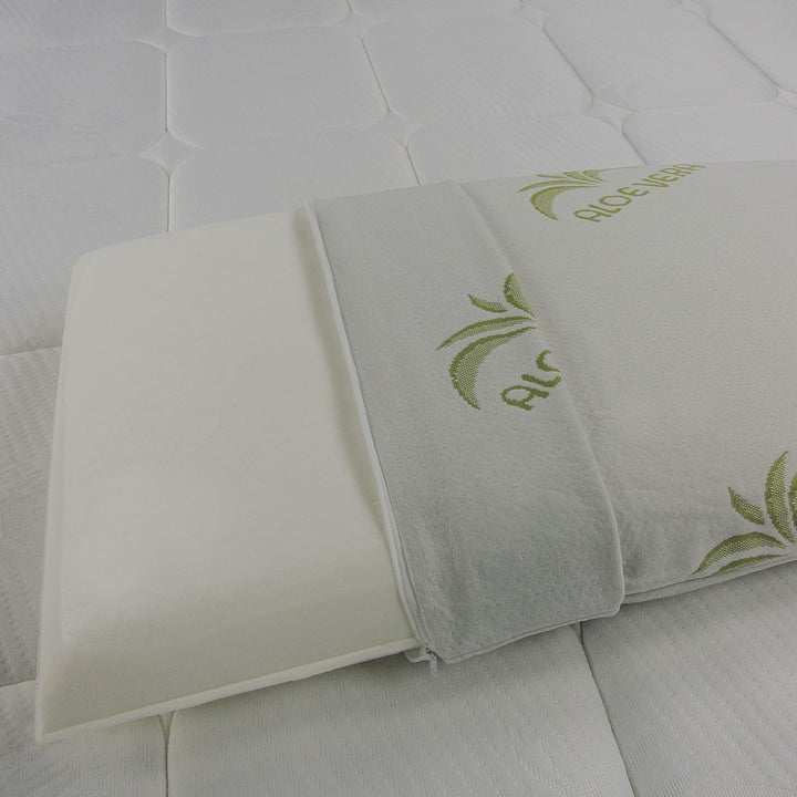 Baldiflex Soap Memory Foam Kissen, Aloe Vera Bezug, Weiss, 2er Pack