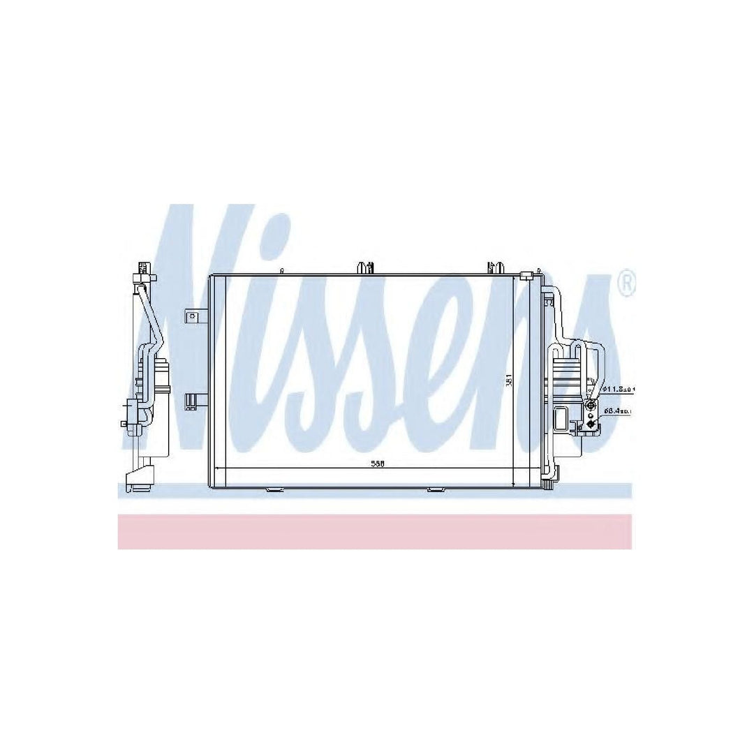 Nissens 94546 Kondensator, Klimaanlage