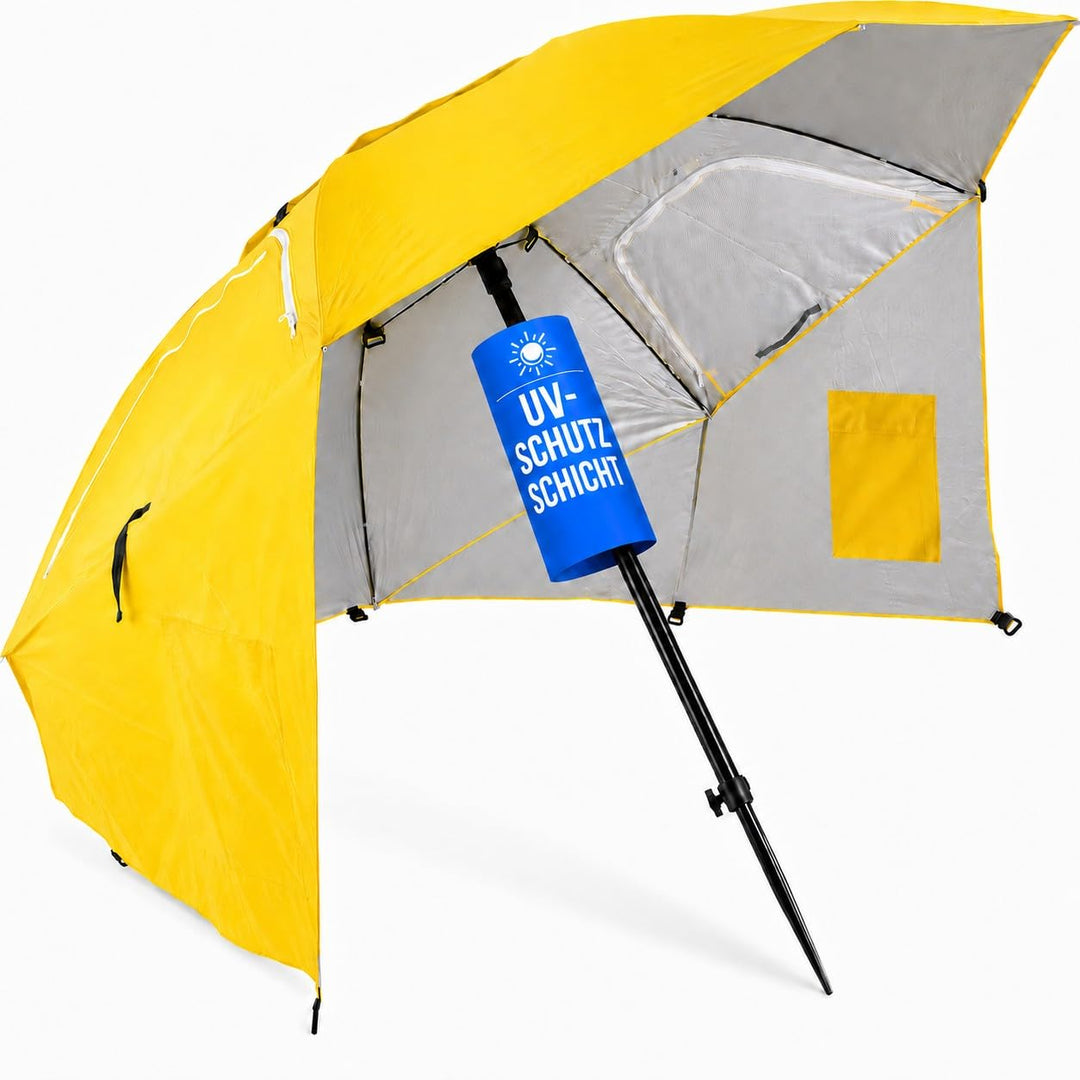 Stagecaptain UM-210 Shady Sonnenschirm-Strandmuschel - Erdspiess zur Montage als Sonnenschirm - Wass