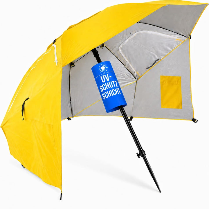 Stagecaptain UM-210 Shady Sonnenschirm-Strandmuschel - Erdspiess zur Montage als Sonnenschirm - Wass