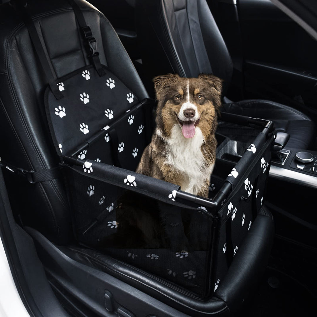 Extra Stabiler Hunde Autositz mit Sicherheitsgurt Auto Hundesitz für kleine bis mittlere Hunde Wasse