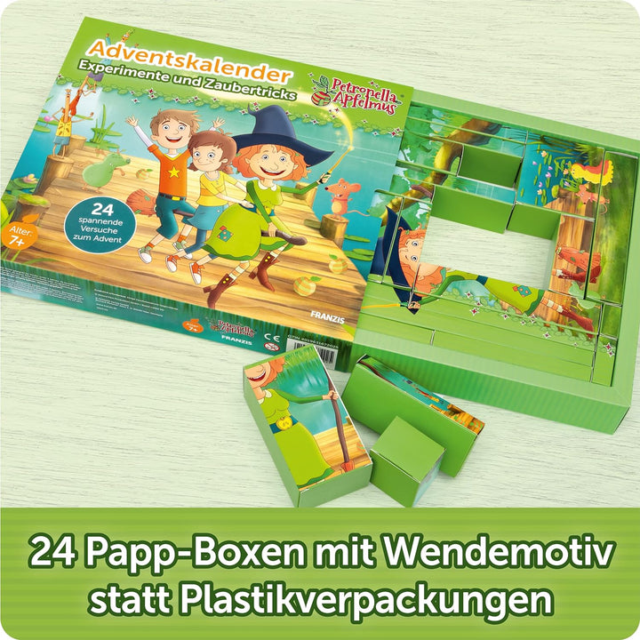 FRANZIS 67202 - Adventskalender Petronella Apfelmus - Experimente und Zaubertricks, 24 spannende Ver