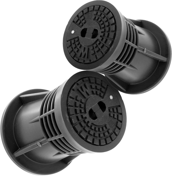 Millto™ Revisionsschacht aus Gusseisen mit Metallabdeckung, Mannloch rund 160 mm 270 mm Schwarz