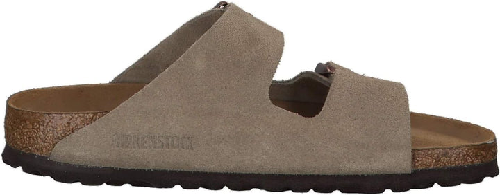 BIRKENSTOCK Arizona Pantoletten/Clogs Kind Marine Pantoffel 36 EU Taupe, 36 EU Schmal Taupe