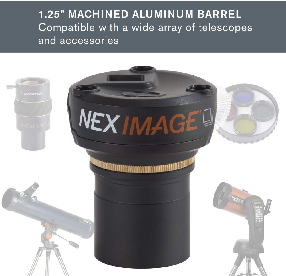 Celestron NexImage 10 Solar System Farbkamera, Schwarz NexImage 10 Sonnensystem, Color Imager, NexIm