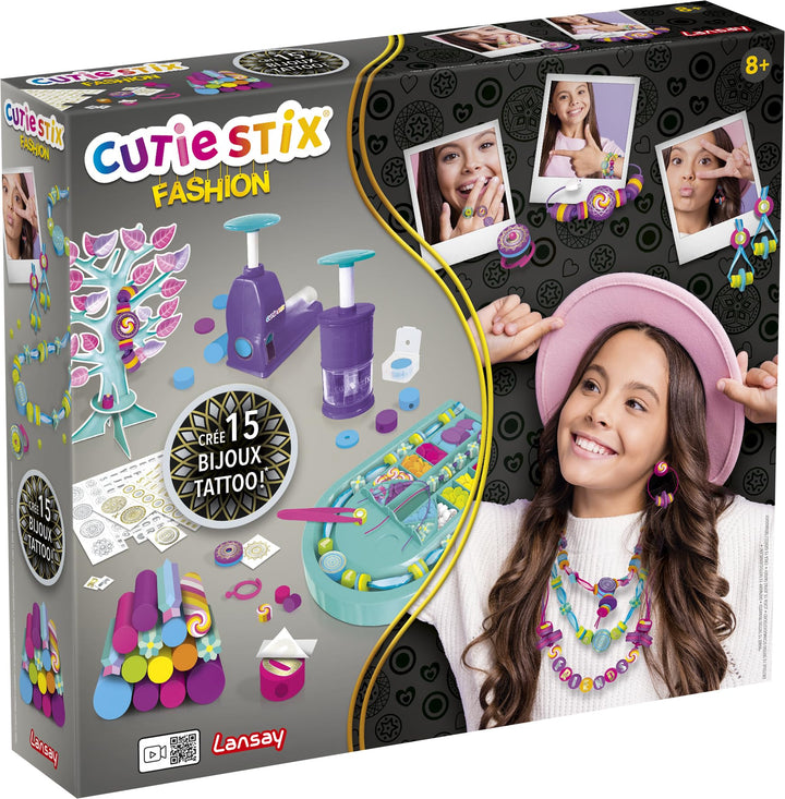Cutie Stix - Atelier Bijoux de Créateur - Fabrication de bijoux Enfants - Dès 6 ans - Lansay