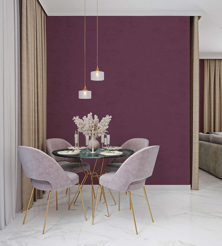 New Walls Premium Wandfarbe Violett, Lila Liquid Luxury Dispersionsfarbe für Innenräume – 1 L 1000 m