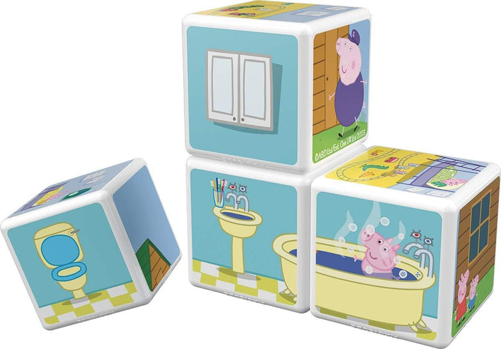 Geomag Magicube 050 - Peppa Pig Peppa's House & Garden - 4 Magnetwürfel für Konstruktionen 4 cubes P