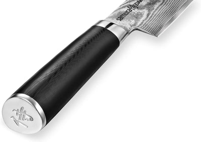 Samura Damascus Professionelles japanisches Küchen-kleines Santoku-Messer 145mm/5.7"