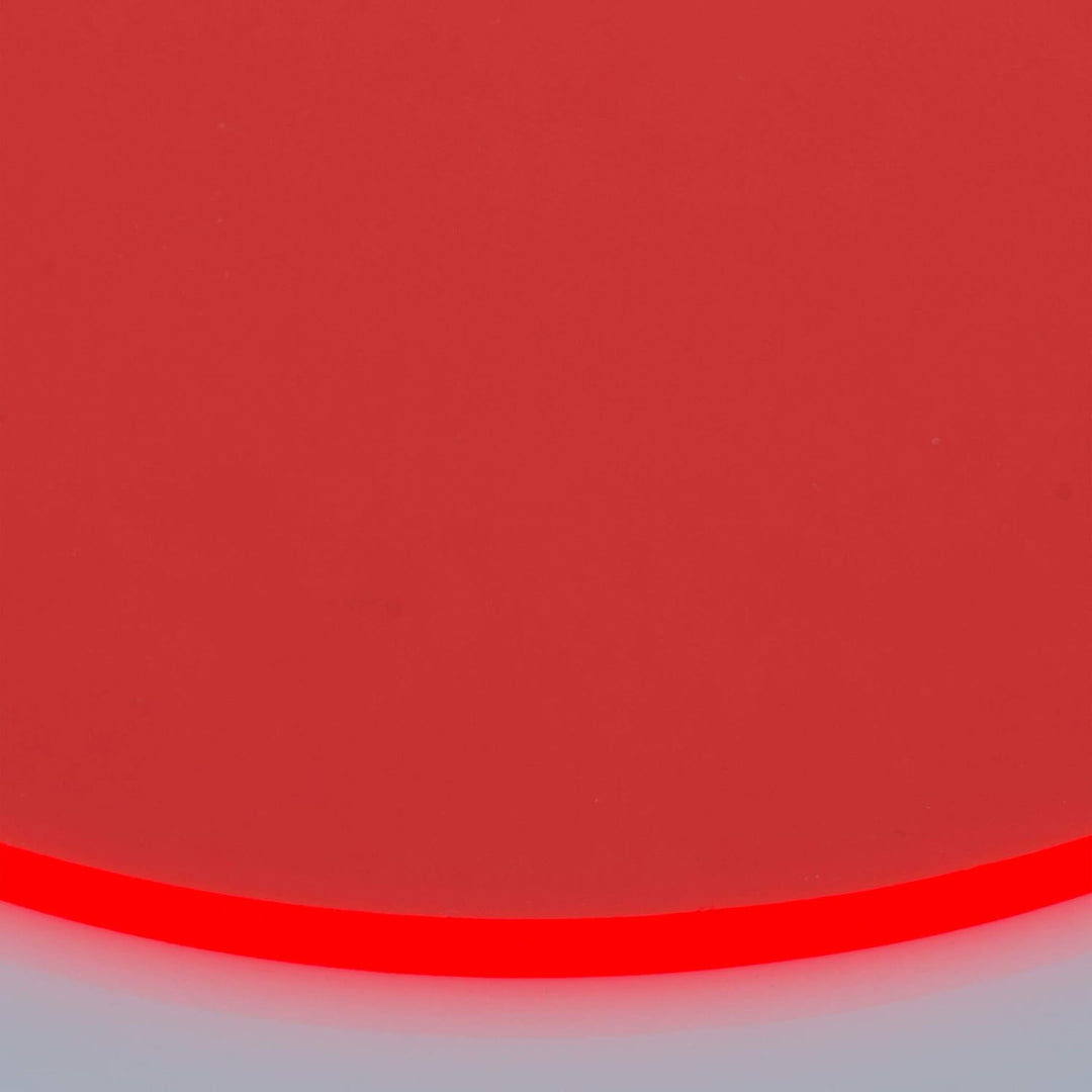 Acrylglas, Zuschnitt, Rund, Scheibe, Fluoreszierend, Platte Rund, verschiedene Grössen (Ø 600mm, rot