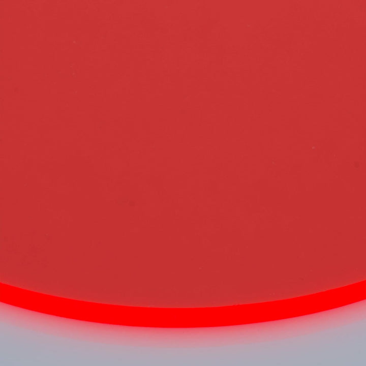 Acrylglas, Zuschnitt, Rund, Scheibe, Fluoreszierend, Platte Rund, verschiedene Grössen (Ø 600mm, rot