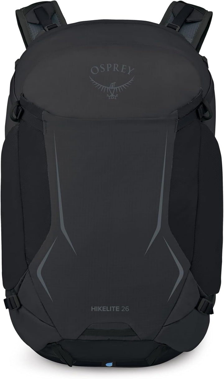 Osprey Unisex Hikelite 26 Hiking Pack (1er Pack) 26L Raven Black, 26L Raven Black