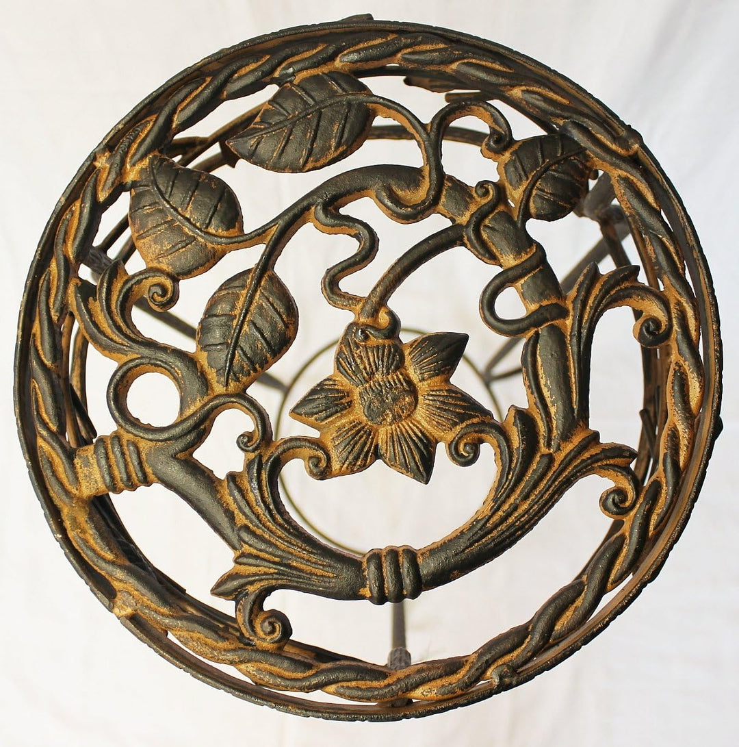 DENK Blumenhocker Avis 18215 Blumenständer 2er Set 65 und 78cm Hocker Beistelltisch 2 er Set 65 und