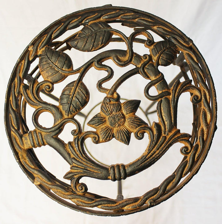 DENK Blumenhocker Avis 18215 Blumenständer 2er Set 65 und 78cm Hocker Beistelltisch 2 er Set 65 und