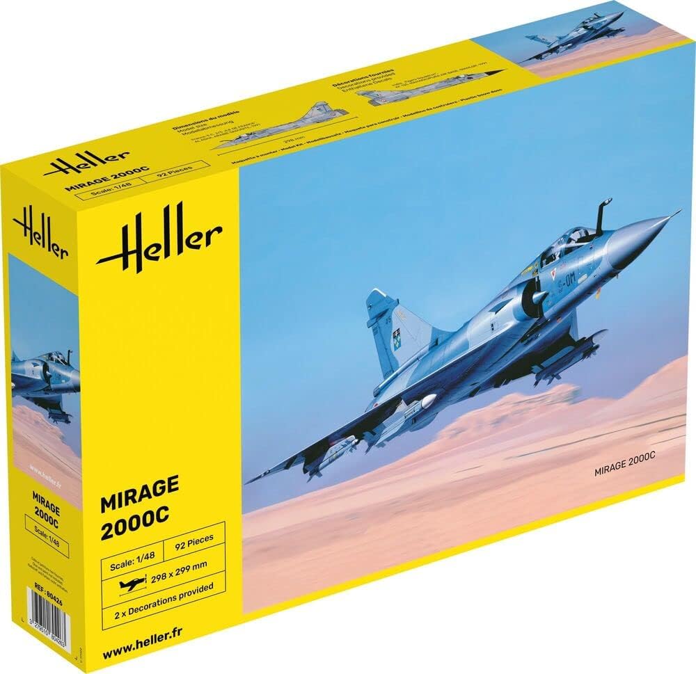Heller 80426 Modellbausatz Dassault Mirage 2000 C