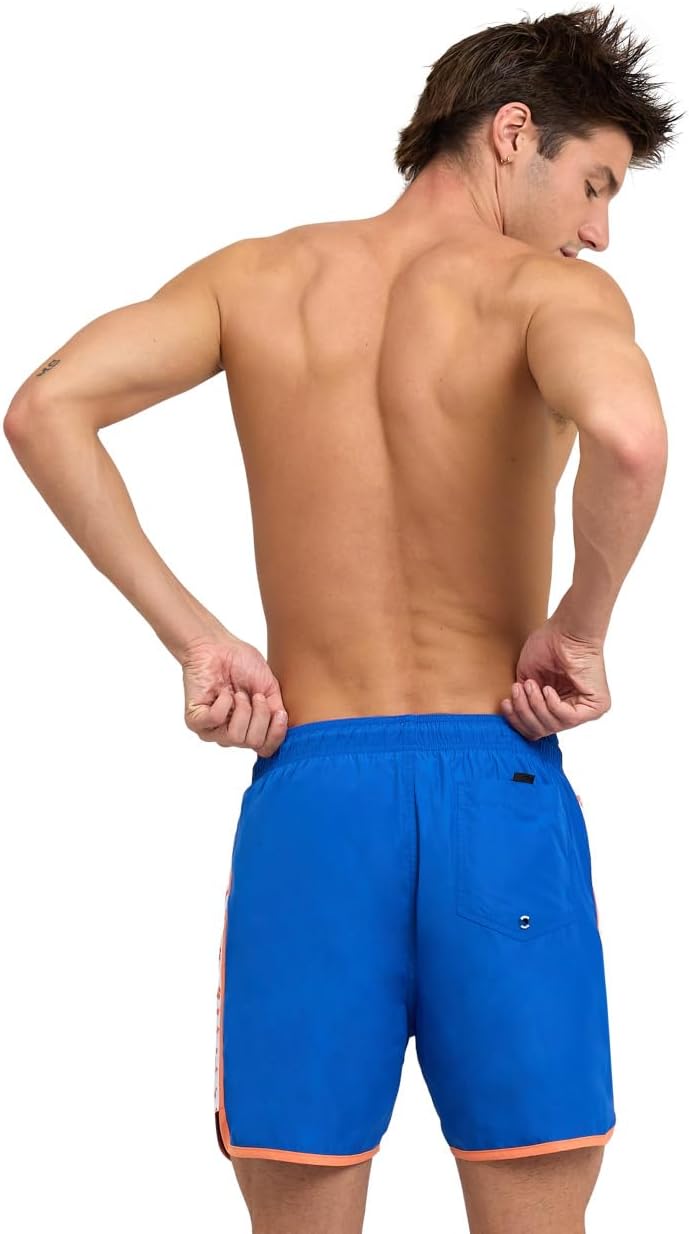 Arena Herren M Icons Team Stripe Boxer Swim Trunks (1er Pack) M Royal-nespola, M Royal-nespola
