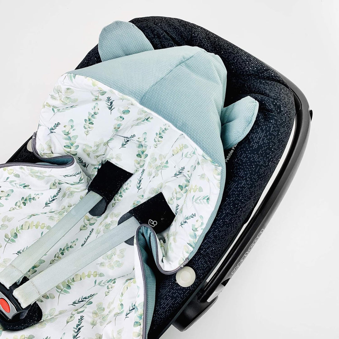 Baby Fusssack für Babyschale leicht dünn ganzjährig Übergang Frühling, Babyfusssack Übergang Frühlin