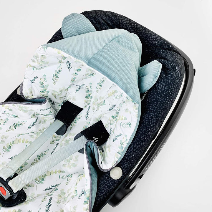 Baby Fusssack für Babyschale leicht dünn ganzjährig Übergang Frühling, Babyfusssack Übergang Frühlin