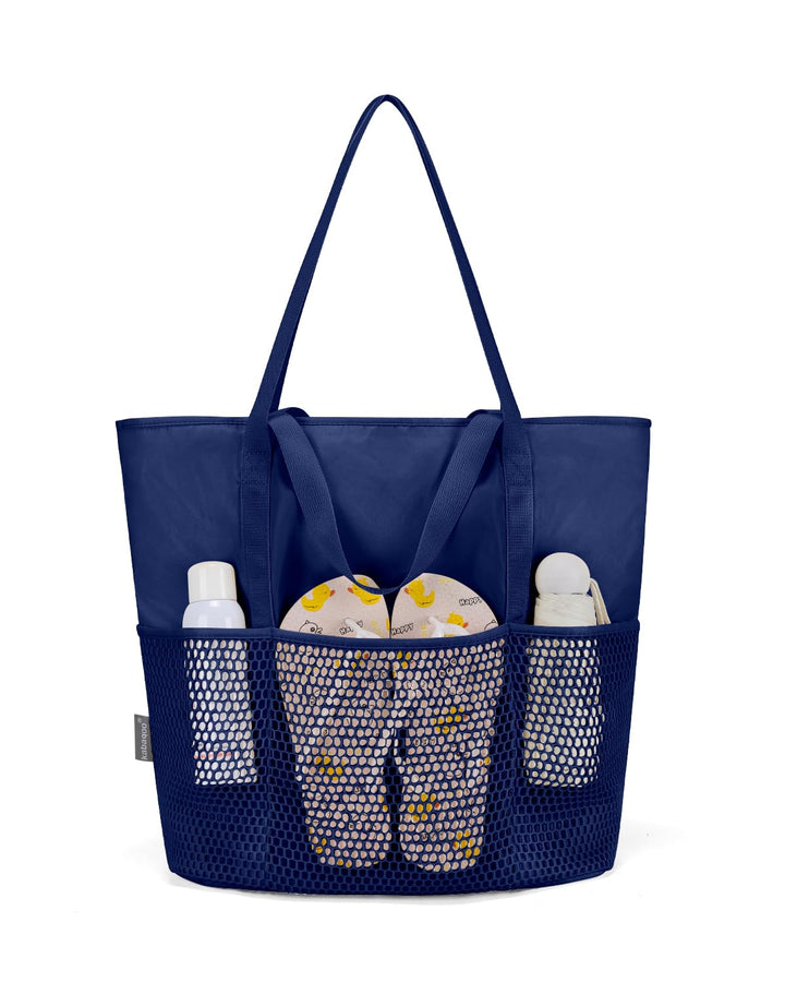 Strandtasche Damen mit Reissverschluss Badetasche Klein mit Fächern Faltbar | Faltbar, Leicht, Doppe