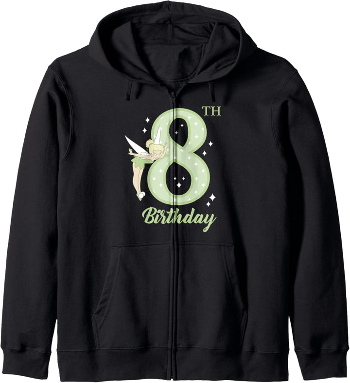 Disney Peter Pan 8th Birthday Tinkerbell Portrait Kapuzenjacke