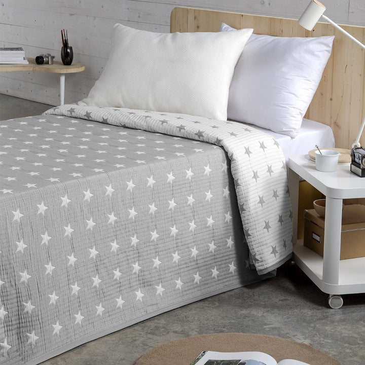 VIALMAN Tagesdecke, Grau, 180 180 Grau, 180 Grau
