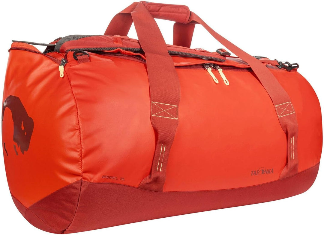 Tatonka Barrel XL Reisetasche - 110 Liter - wasserfeste Tasche aus LKW-Plane mit Rucksackfunktion un
