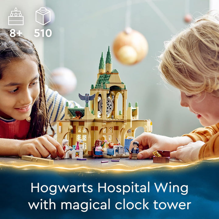 LEGO 76398 Harry Potter Hogwarts Krankenflügel, Schloss-Spielzeug mit Minifiguren aus Der Gefangene