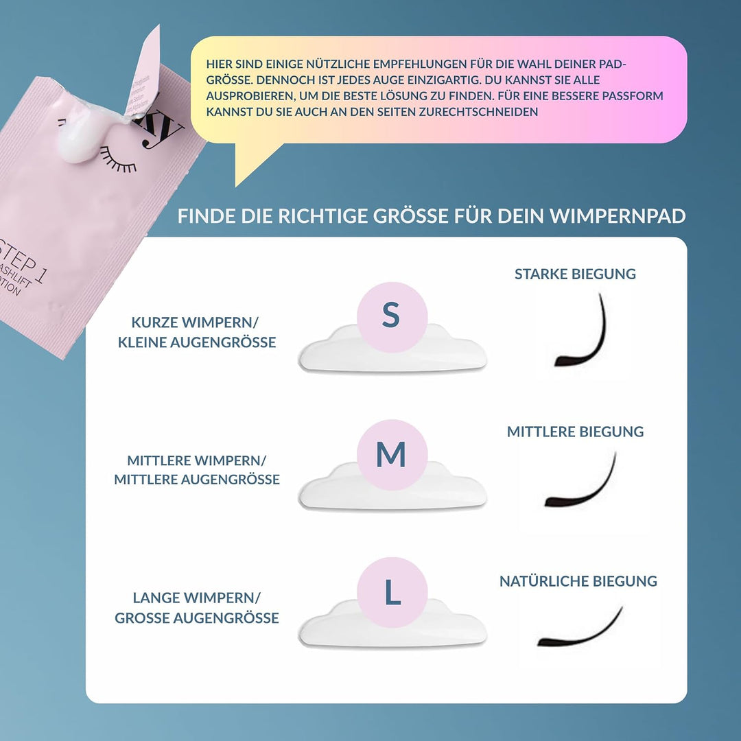 Wimpernlifting Set Maxi | Lash Lift Set | 100% Vegan und Tierversuchsfrei | Wimpern-Curling Kit | Na
