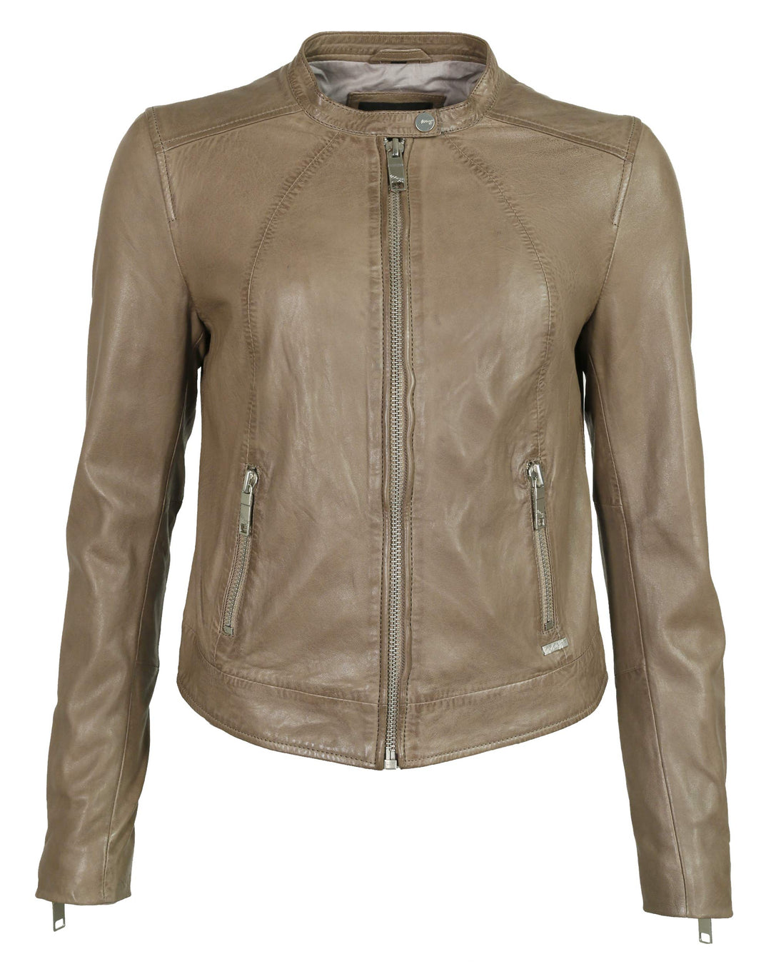 MAZE Damen Lederjacke Grenada L mud, L mud