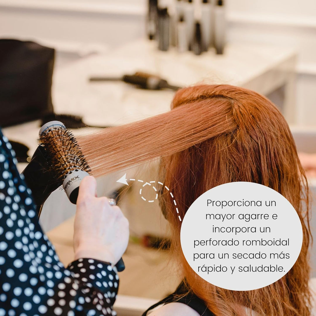 Termix Evolution Basic. Professionelle, thermische Rundhaarbürste mit ionisierter Hochleistungsfaser