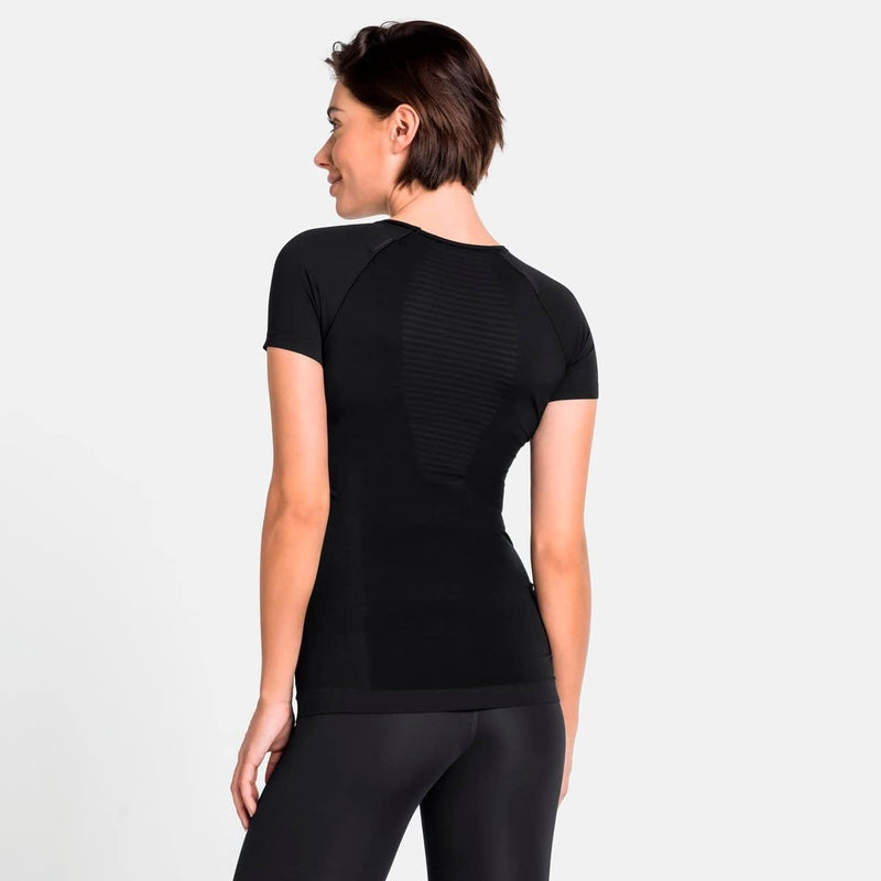 Odlo Damen Performance X-Light Eco_188501 Funktionsunterwäsche Kurzarm Shirt (1er Pack) XS Schwarz,