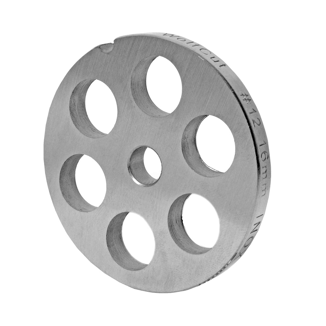 WolfCut INOX Lochscheiben kompatibel mit Fleischwolf Maxima MMM 12 (16,0 mm), 16,0 mm