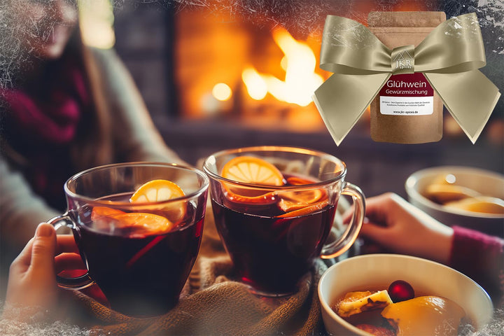 JKR Spices Glühweingewürz geschrotet 900g | Ideal für Glühwein, Punch, Glühgin und Bowle | Mit feine