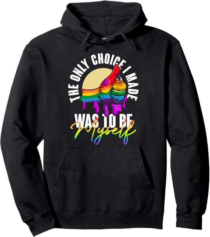 LGBTQIA Gay Pride Month Regenbogen Coming Out LGBT Pullover Hoodie