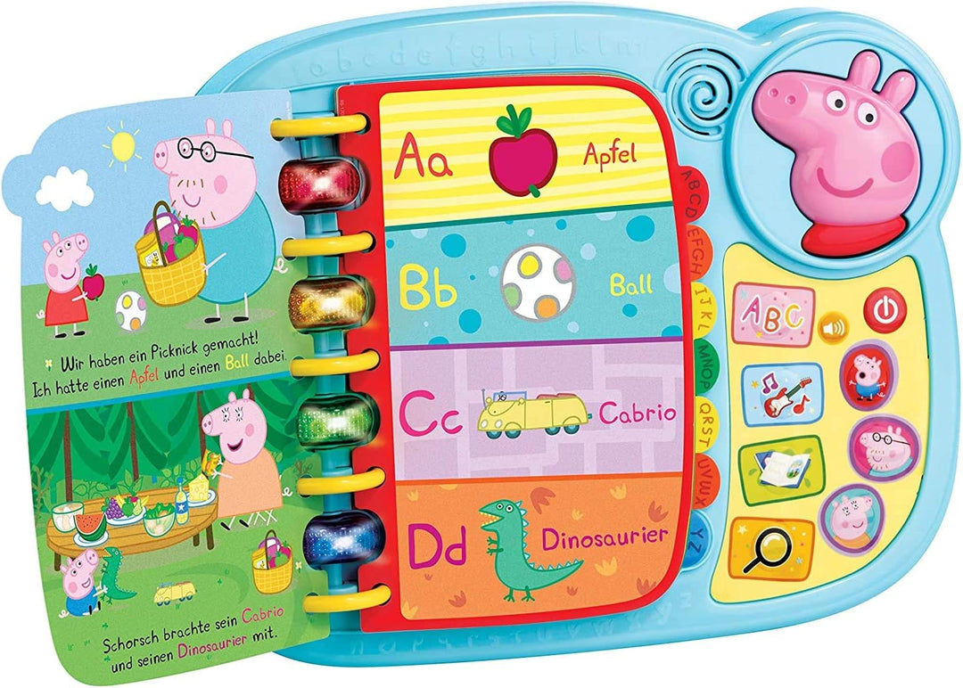 Vtech 80-518004 Peppas ABC-Buch, Lernbuch, Mehrfarbig