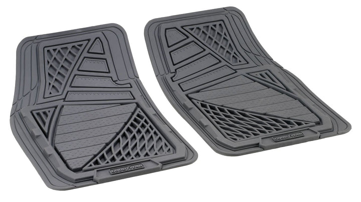 GoodYear 77098 Universal-Fussmatten aus Gummi, formbar, 2 Stück im Set, Grau