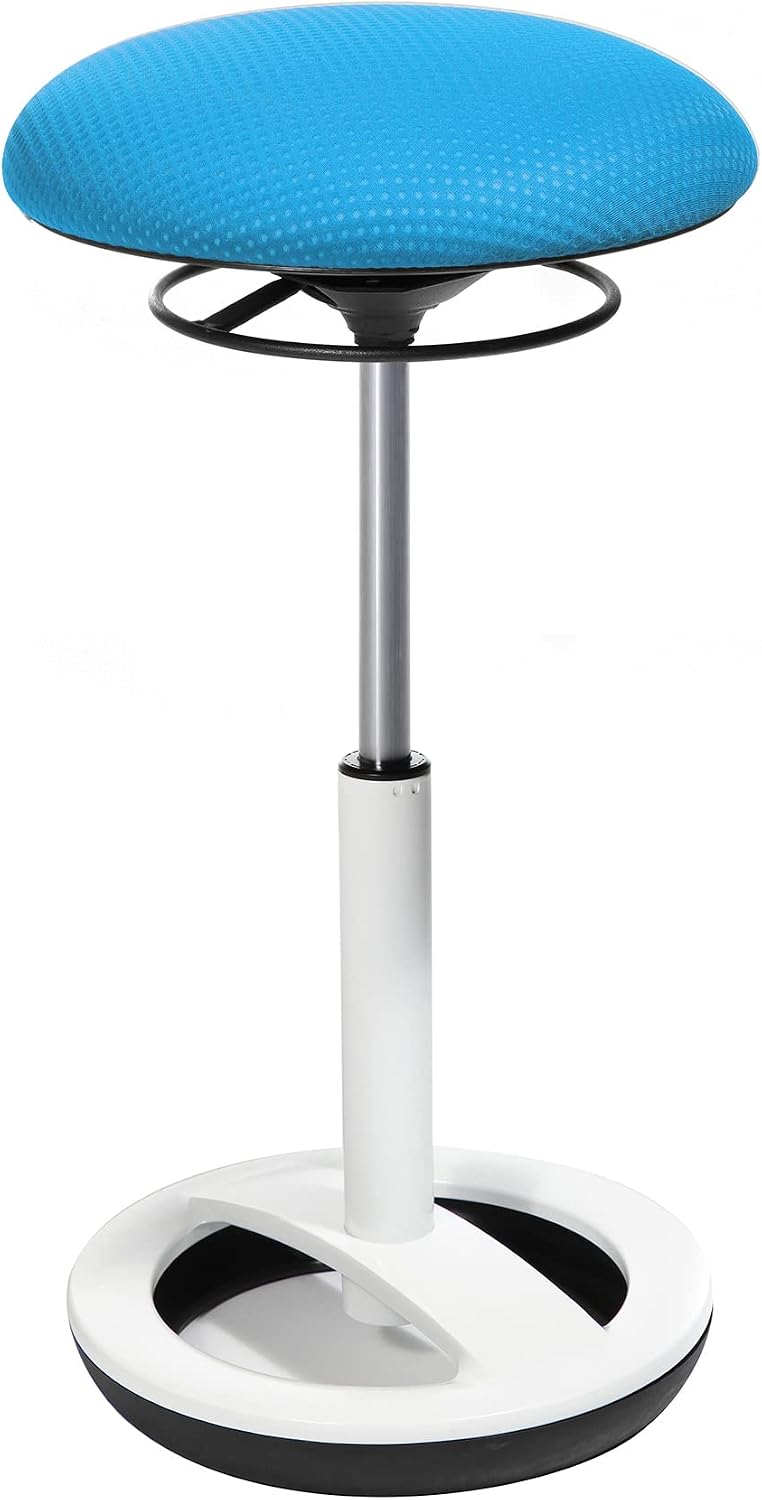 TOPSTAR SU53BT6 Sitness High Bob, Stehhilfe, Fitnesshocker, Arbeitshocker, Sitzhöhe: 49-70cm, Standf