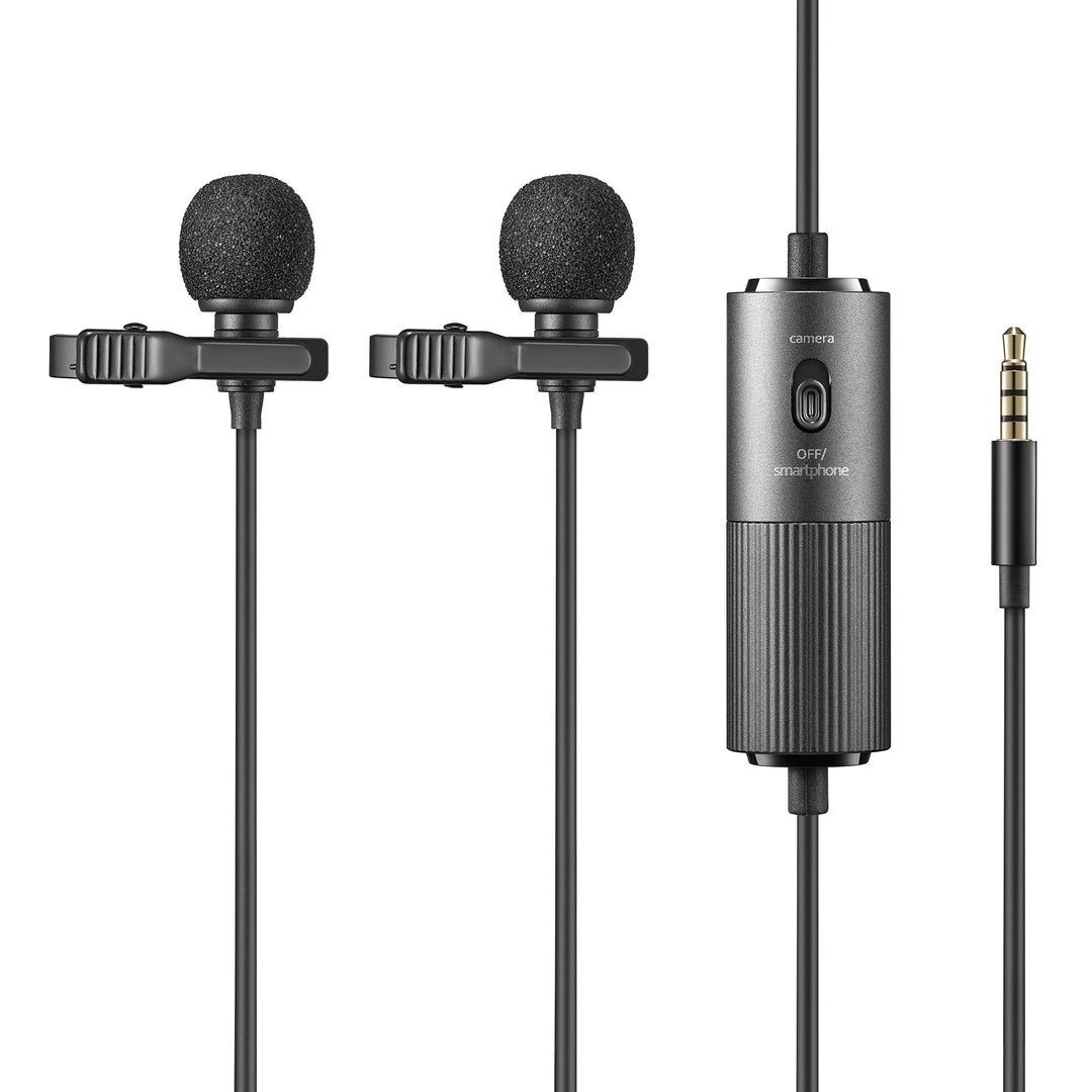 GODOX Lmd-40C Dual-Omnidirektionales Lavalier-Mikrofon